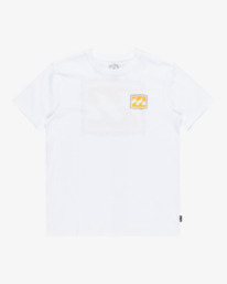 0 Crayon Wave - Short Sleeves T-Shirt for Boys 8 - 16 White EBBZT00151 Billabong