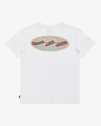 1 Crayon Wave - Short Sleeve T-Shirt for Boys 8-16 White EBBZT00178 Billabong