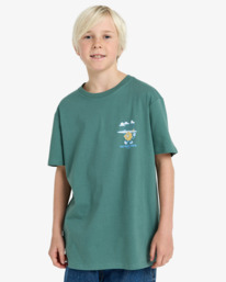 0 Gimmick - Camiseta de manga corta para chicos 8-16 Azul EBBZT00181 Billabong