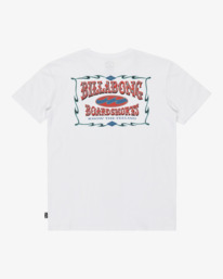 6 Double Spread - Short Sleeve T-Shirt for Boys 8-16 White EBBZT00186 Billabong