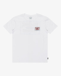 5 Double Spread - Short Sleeve T-Shirt for Boys 8-16 White EBBZT00186 Billabong
