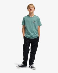 2 Range - Short Sleeve T-Shirt for Boys 8-16 Blue EBBZT00192 Billabong