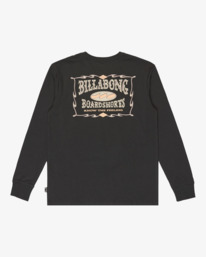 1 Double Spread - T-shirt manches longues pour Garçon 8-16 ans Noir EBBZT00193 Billabong