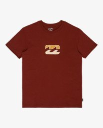 0 Icon Wave - T-shirt met korte mouwen voor Jongens 8-16 Red EBBZT00220 Billabong
