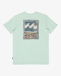 1 Stamp - Short Sleeve T-Shirt for Boys 8-16 Green EBBZT00221 Billabong