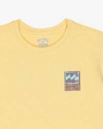 2 Stamp - T-Shirt &agrave; manches courtes pour Gar&ccedil;on 8-16 ans Jaune EBBZT00221 Billabong