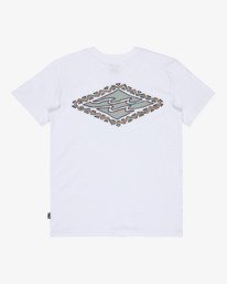 1 Crayon Wave - Short Sleeve T-Shirt for Boys 8-16 White EBBZT00222 Billabong