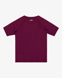 1 Girls Surf Dayz - Short Sleeves Surf T-Shirt for Boys 8 - 16 Purple EBGWR03004 Billabong