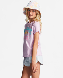 3 So Stoked - T-shirt oversize pour Fille  EBGZT00103 Billabong