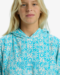 3 Womens - Poncho de surf à capuche pour Femme Bleu EBJAA00125 Billabong