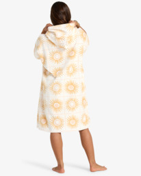 3 Hooded - Poncho con cappuccio da Unisex White EBJAA00132 Billabong