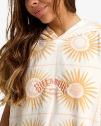 4 Hooded - Poncho con cappuccio da Unisex White EBJAA00132 Billabong