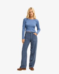 3 Midtown Cord Blue EBJDP03001 Billabong