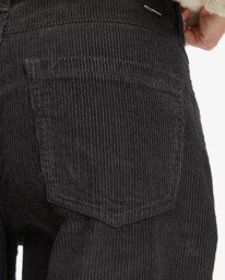 5 Midtown Cord - Fixed Waist Corduroy Trousers for Women Black EBJDP03001 Billabong