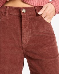 4 Be Free Cord - Fixed Waist Trousers for Women Brown EBJDP03002 Billabong