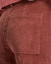 5 Be Free Cord - Fixed Waist Trousers for Women Brown EBJDP03002 Billabong