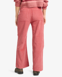 2 Be Free Cord - Fixed Waist Trousers for Women Pink EBJDP03002 Billabong