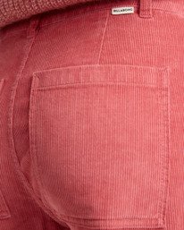 5 Be Free Cord - Fixed Waist Trousers for Women Pink EBJDP03002 Billabong