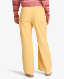 1 Be Free Cord - Fixed Waist Trousers for Women Yellow EBJDP03002 Billabong
