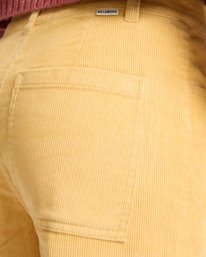 4 Be Free Cord - Fixed Waist Trousers for Women Yellow EBJDP03002 Billabong