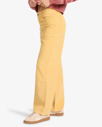 2 Be Free Cord - Fixed Waist Trousers for Women Yellow EBJDP03002 Billabong