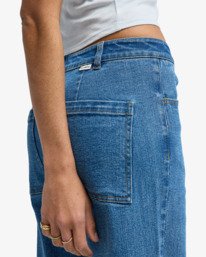 5 Be Free - Jeans large pour Femme Bleu EBJDP03003 Billabong