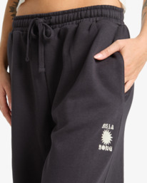3 So Sunny - Jogginghose für Frauen Schwarz EBJFB03003 Billabong