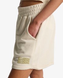 4 So Typical - Short de cintura el&aacute;stica para mujer Blanco EBJFB03004 Billabong