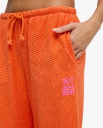 4 Sunset Waves - Jogginghose f&uuml;r Frauen Orange EBJFB03008 Billabong