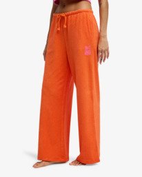 3 Sunset Waves - Jogginghose f&uuml;r Frauen Orange EBJFB03008 Billabong