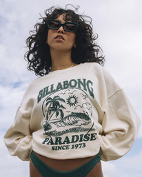 0 Fresh Take - Pullover Sweatshirt for Women White EBJFT00137 Billabong