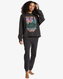 2 Keep It Up - Pullover con cappuccio da Donna Black EBJFT00138 Billabong