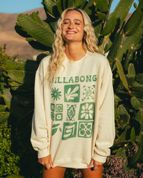 0 Ride In - Sweatshirt für Frauen Weiss EBJFT00147 Billabong