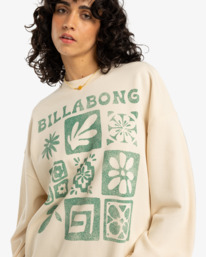 1 Ride In - Pullover Sweatshirt for Women White EBJFT00147 Billabong