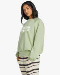 4 The Waves - Sweatshirt für Frauen Grün EBJFT00148 Billabong