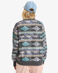 2 High Tides Brooklyn - Graphic Sweatshirt for Women Black EBJFT00153 Billabong