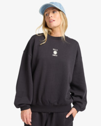 0 So Sunny Kendal - Sudadera para mujer Negro EBJFT00155 Billabong