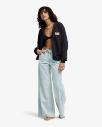 1 Zip Family - Zip-Up Hoodie for Women Black EBJFT00160 Billabong