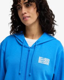 4 Zip Family - Sudadera con capucha y Cremallera para mujer Azul EBJFT00160 Billabong