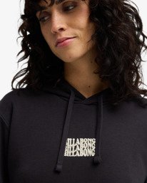 4 Family - Sweat &agrave; capuche pour Femme Noir EBJFT00161 Billabong