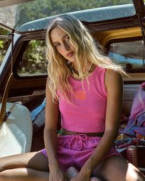 0 Good Vibes - Top f&uuml;r Frauen Rosa EBJFT00169 Billabong