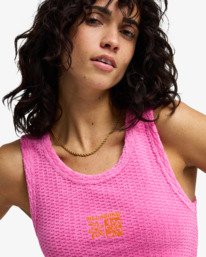 4 Good Vibes - Vest Top for Women Pink EBJFT00169 Billabong