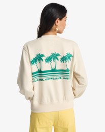 2 My Fave Beach - Sweatshirt for Women White EBJFT00170 Billabong