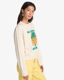 3 My Fave Beach - Sweatshirt for Women White EBJFT00170 Billabong