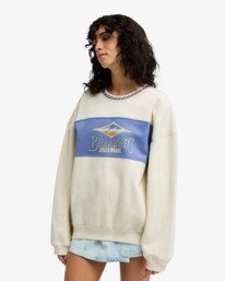 3 Point Break - Felpa da Donna White EBJFT00174 Billabong