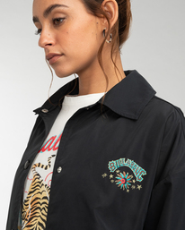 6 Sweet Feelings - Coaches-Jacke für Frauen Schwarz EBJJK00107 Billabong