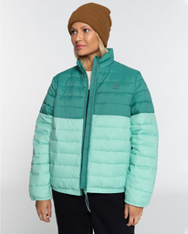 0 Never Stop - Jacke mit Reißverschluss für Frauen Grün EBJJK00123 Billabong