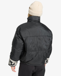 4 Cozy Puffer - Wende-Daunenjacke für Frauen Schwarz EBJJK00140 Billabong