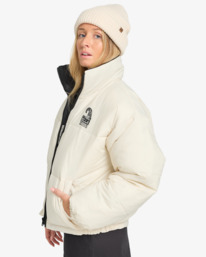 8 Cozy Puffer - Wende-Daunenjacke für Frauen Schwarz EBJJK00140 Billabong