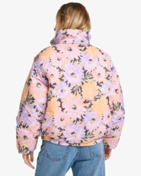 4 Cozy Puffer - Wende-Daunenjacke für Frauen Weiss EBJJK00140 Billabong